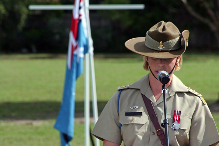 A military spokeperson