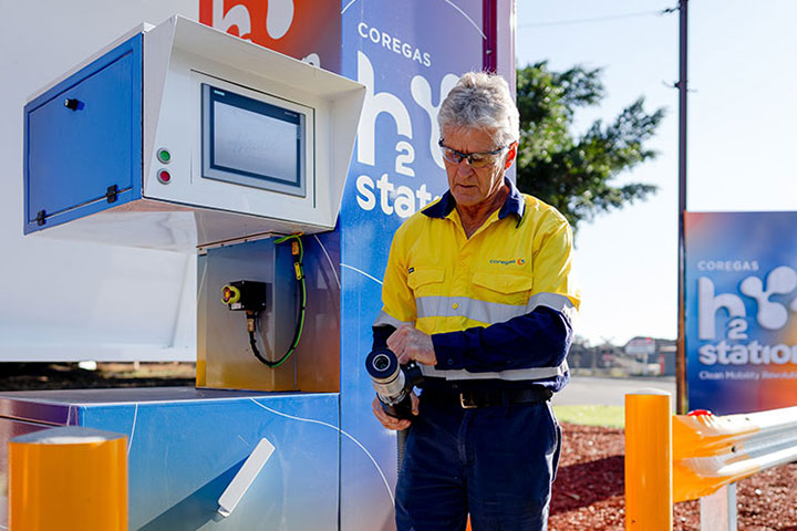 Hydrogen pump for cars